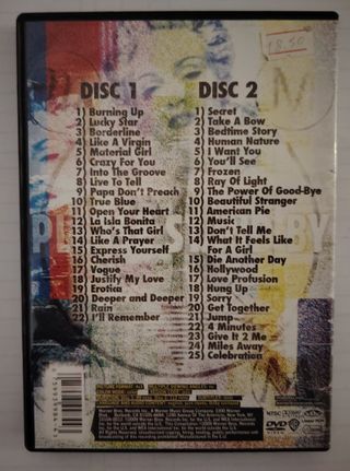 Madonna 2 DVD Celebration + What It Feels Like