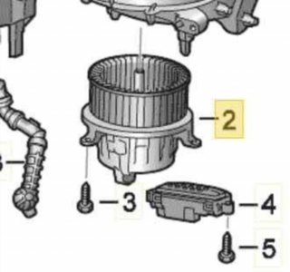 2Q1820021 MOTOR CALEFACCION VOLKSWAGEN POLO (AW1)