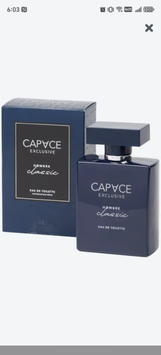 Perfume Capvce Exclusive Hombre Classic Azul