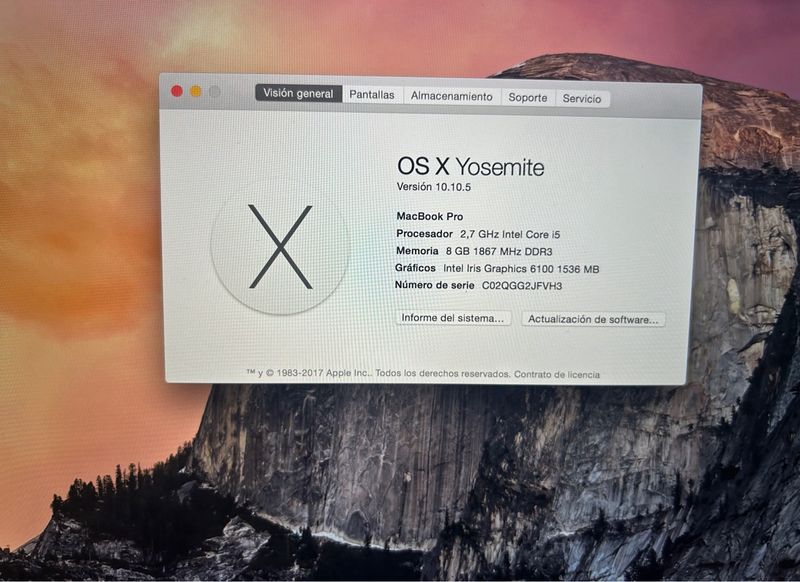 MacBook Pro Retina 13” 2015 i5 8GB SSD afbeelding 2