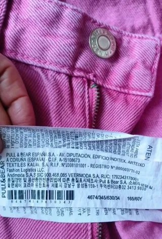 Jeans rosa Pull & Bear