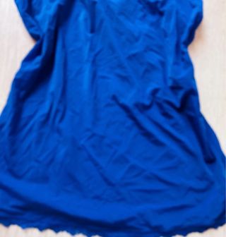 Top canotta “Yamamay”blu pizzo anni 2000