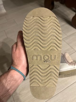 MOU Scarponcini Beige/Rosa/Bianco