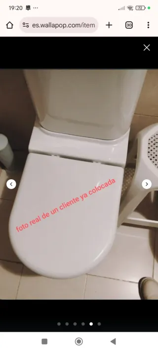 STOCK TAPA WC GALA MARINA HORIZONTAL COMPATIBLE