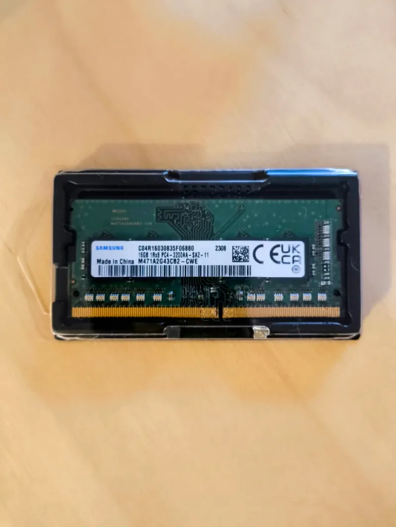 16GB DDR4 Samsung 3200 RAM SO-DIMM