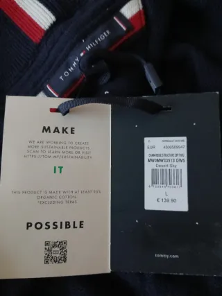 Jersey Tommy Hilfiger Azul Marino