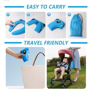 Reductor WC Plegable Niños Azul