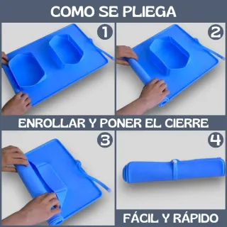 Lote 280 Cuencos Comedero Plegable para perros