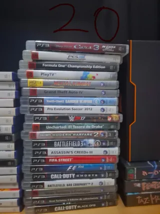 Consegna di giochi PS2, PS3 e Mega Drive