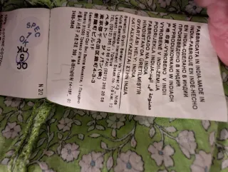 Camisa Benetton floral verde