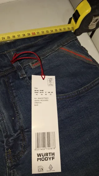 Pantalón de trabajo Wurth Talla 40 ES Azul