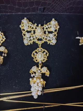 Aderezo Fallera Racimo Dorado