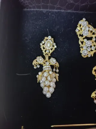 Aderezo Fallera Racimo Dorado