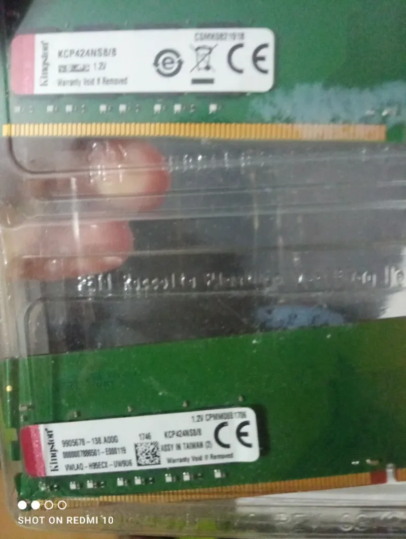 2x16GB RAM DDR4 2400MHz Kingston afbeelding 2