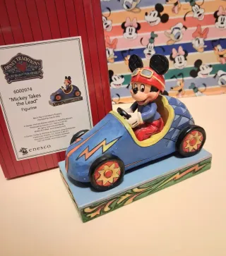 Figura Mickey Mouse Coche Jim Shore