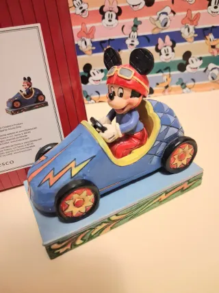 Figura Mickey Mouse Coche Jim Shore