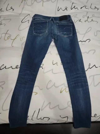 Pantalón G-Star RAW azul mujer