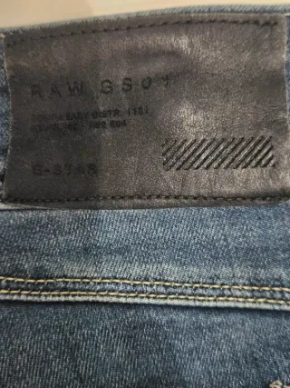 Pantalón G-Star RAW azul mujer