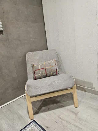 Silla Ikea Tela Madera dos para €35