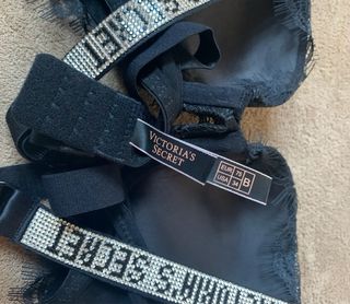 Conjunto Victoria's Secret negro encaje