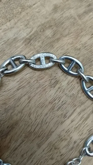 Bracciale Argento Acciaio Inossidabile