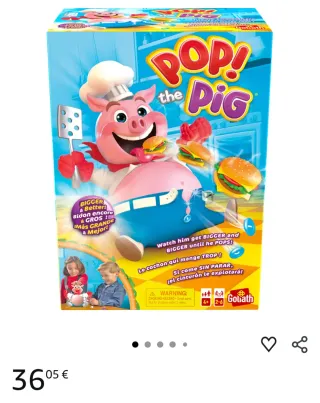 Juego Cerdito Comilón Pop the Pig