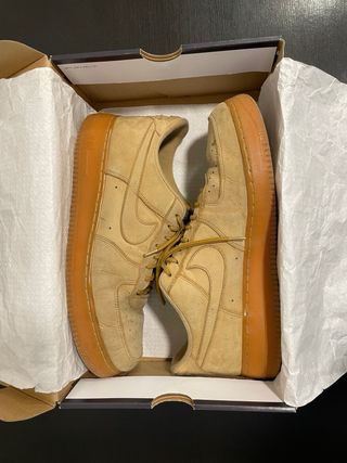 Nike Air Force 1 Talla 46 Beige/Marrón