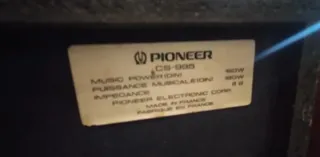 Altavoces Vintage Pioneer CS 995
