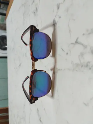 Spt Occhiali Clubmaster Bambino Marrone Lenti Blu