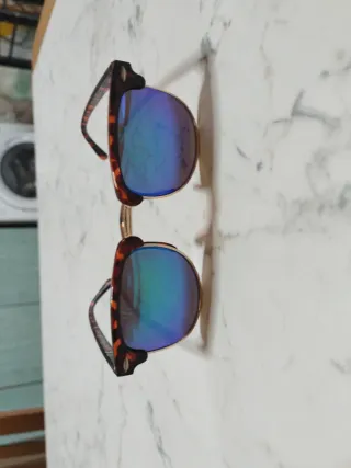 Spt Occhiali Clubmaster Bambino Marrone Lenti Blu