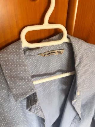 Camisa Stradivarius azul Talla XS