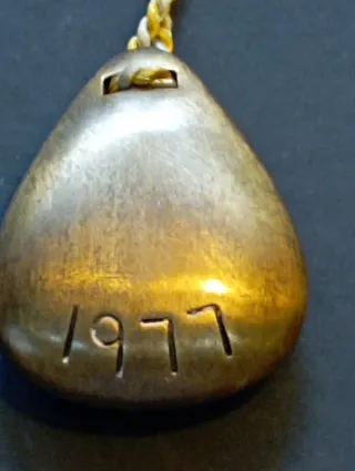 Lágrima ZOLOTAS de plata 950. Bañado en oro 22K.