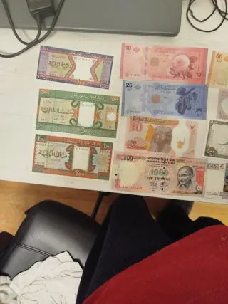 Lote de Billetes Extranjeros