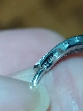 Pendientes de Aro en  Plata y Circonitas