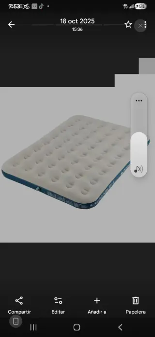 Tienda campaña 2 personas + colchón