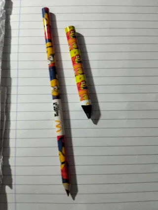 2 pastelli e un pastello a cera + un cartoncino