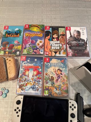 Nintendo Switch OLED + Accessori e Giochi