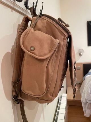 Mochila Alphadventure rosa amplia y ligera