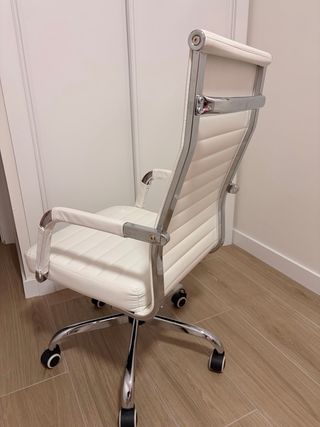 Silla Oficina CLP Amadora Polipiel Blanca