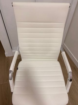 Silla Oficina CLP Amadora Polipiel Blanca