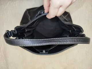 Bolso Purificación García Negro Piel