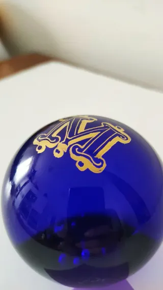 Pallina fermacarte blu Gilberto Venezia