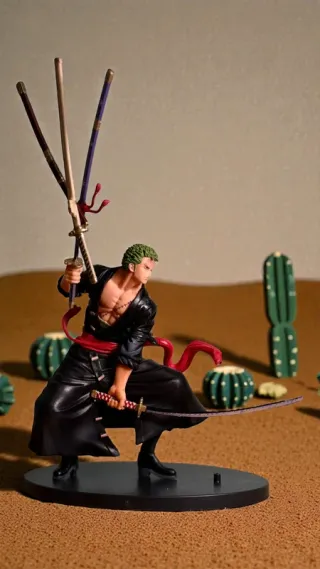 Figura Zoro One Piece (Impecable)