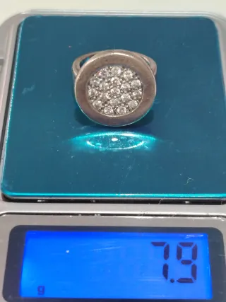 Anillo Plata Ley Mexicano Zirconitas