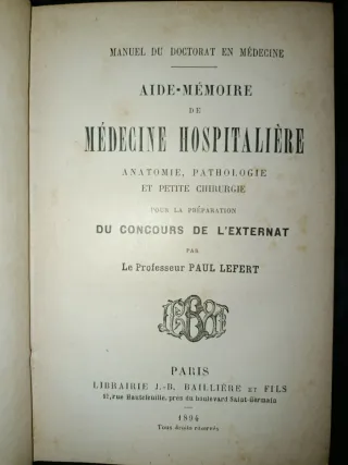 Lotto 5 Libri Antichi Medicina Farmacia 1891-1894