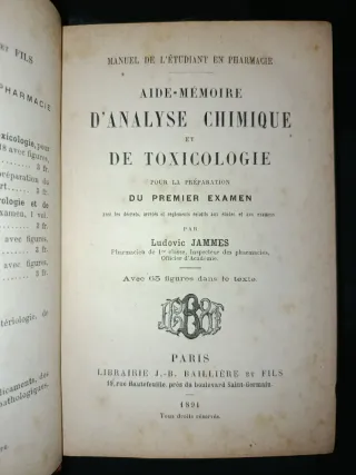 Lotto 5 Libri Antichi Medicina Farmacia 1891-1894