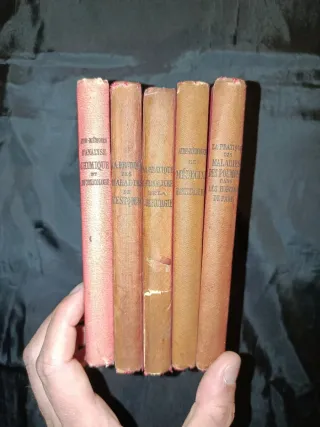 Lotto 5 Libri Antichi Medicina Farmacia 1891-1894