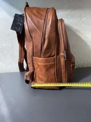 Zaino uomo marrone nuovo