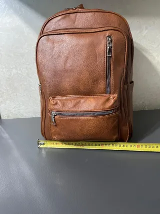 Zaino uomo marrone nuovo