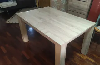 Tavolo cucina allungabile vetro e legno